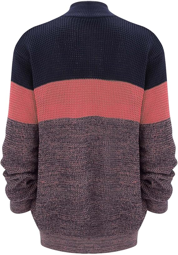 Sweaters 1/4 Zip Sweater Casual Color Block Pullovers Fall Winter Warm Sweatshirts Running Athletic Workout Coats