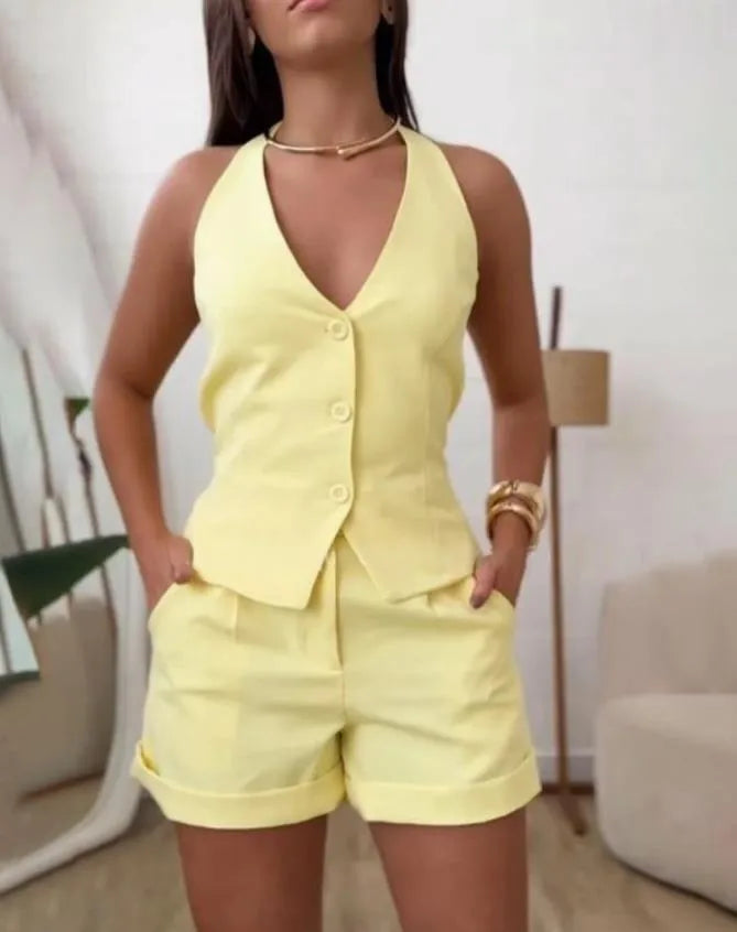 New Sleeveless Vest Casual Suit Women's Clothing